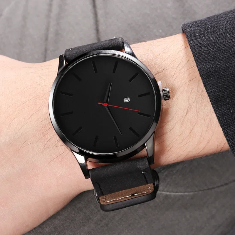 Relogio Masculino hommes Montre mode Sport montres nouvelle Montre pour hommes hommes calendrier en cuir décontracté Quartz horloge Relojes Hombre Montre