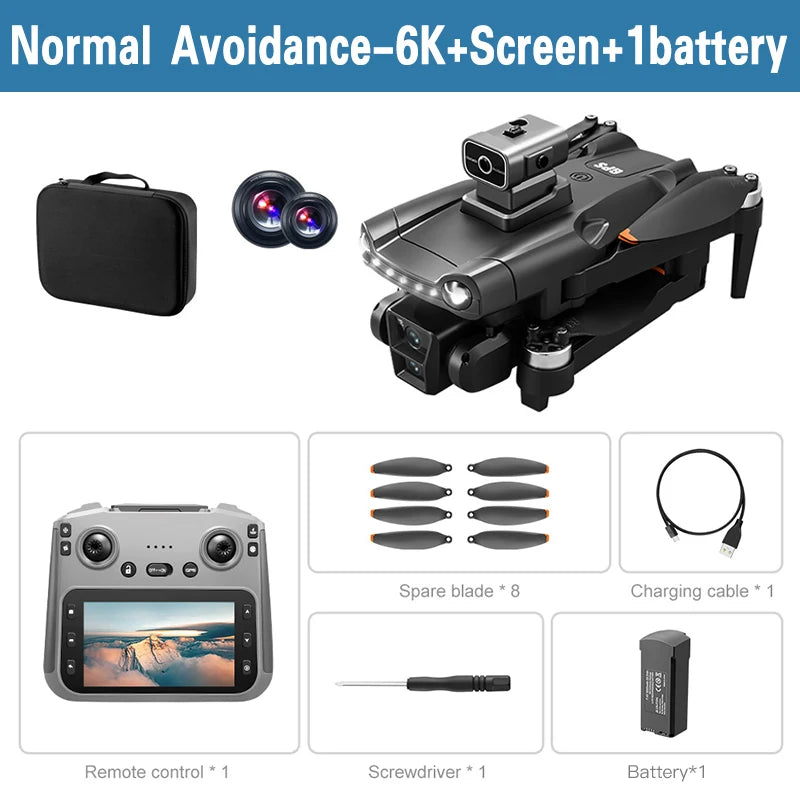 Nouveau pour Xiaomi V198 GPS MAX Drone avec caméra HD professionnelle 8k 5G WiFi barrière laser sans brosse évitement quadrirotor pliant