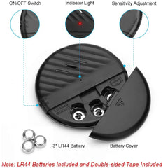 WSDCAM 125dB alarme de Vibration verre détecteur de rupture de Vibration porte fenêtre alarme de Vibration pour avertissement cambrioleurs antivol sécurité