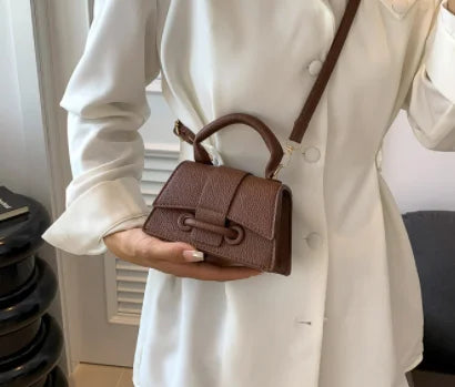 Sac à bandoulière avancé solide pour femme, mini sac à main, sac à main de rangement cosmétique, sac à main à la mode, sacs initiés à la tendance