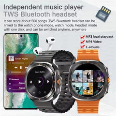 2025 nouveau pour Samsung DT montre UItra 7 32Gb AMOLED MP4 vidéo NFC hommes femmes HD Bluetooth appel boussole Fitness GPS Tracker montre