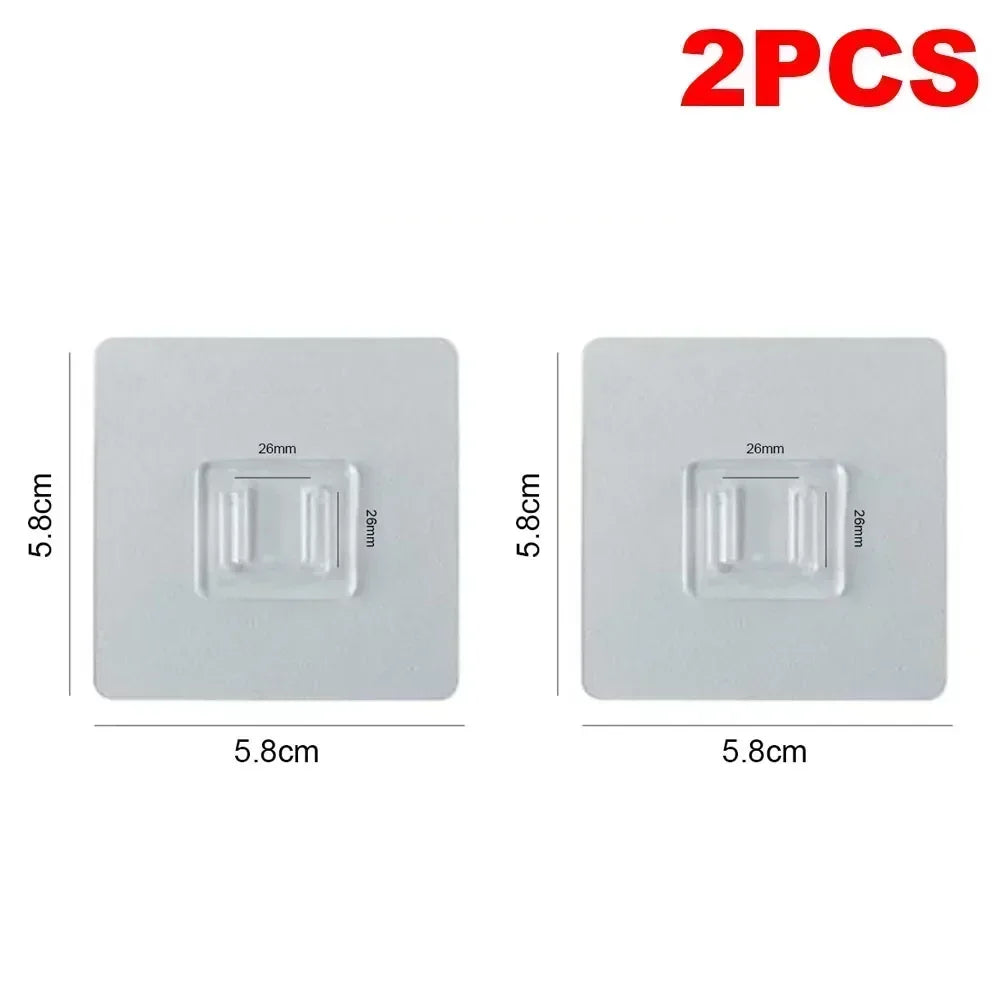 Supports de rangement auto-adhésifs pour shampoing de salle de bain, étagère en plastique, étagères d'organisation, Support