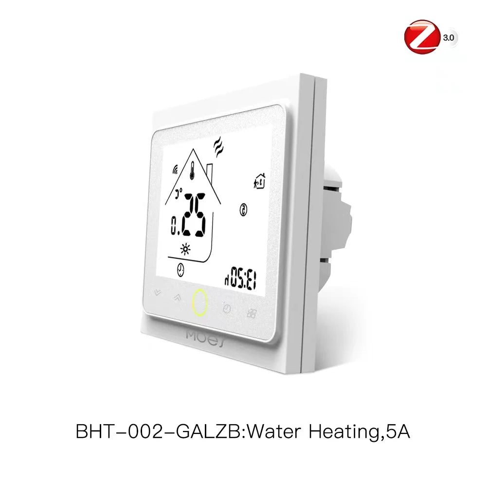ZigBee Thermostat intelligent régulateur de température Hub requis eau/chauffage électrique au sol chaudière à eau/gaz avec Alexa Google Home