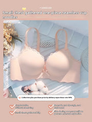 Lingerie femme petits seins rassemblés pur désir pour épaissir un morceau de filles sans marquage sans anneau en acier soutien-gorge Sexy