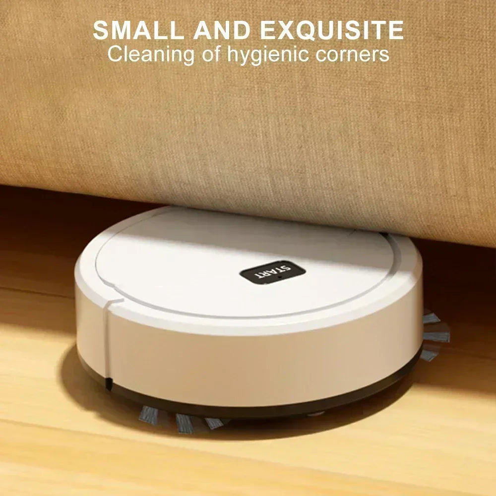 2024 Automatic Sweeping Robot Mini Home Vacuum Cleaner USB Rechargeable Wet Dry Sweeping Lazybones Intelligent 3 In1 Sweeper