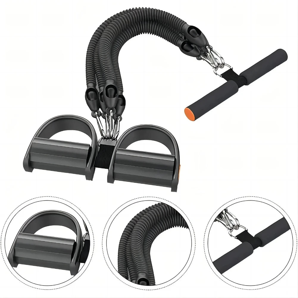 Extracteur de corde de Tension à pédale, équipement d'entraînement, bande de résistance élastique, mousse extensible, Machines de gymnastique de Fitness à domicile