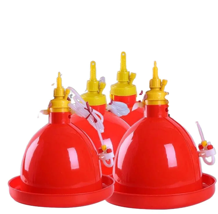 Abreuvoir en plastique jetable pour volaille, canard, oie, bromicrophone, fontaine automatique, bouilloire à boire, ligne d'arrosage, fournitures