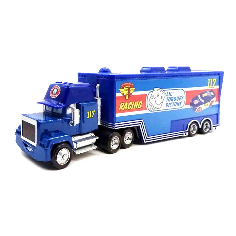 Disney Pixar Cars 2 3 Lightning McQueen Mack oncle Jackson Storm voiture camion 1:55 véhicule moulé sous pression jouets en métal cadeau pour enfants enfant