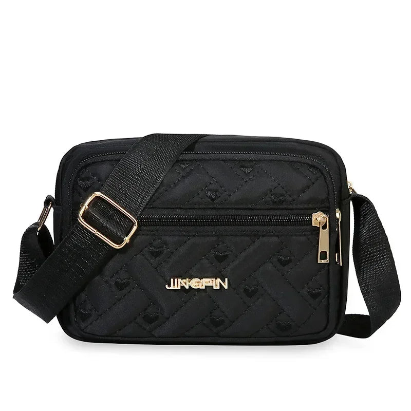 Sac à main en cuir souple de haute qualité pour femmes, sacoche à bandoulière multi-poches résistante à l'usure, Sac à main de luxe pour dames