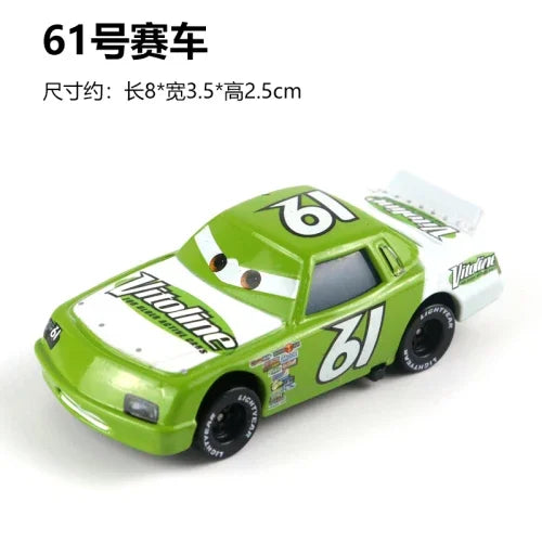 Tous les styles Disney Pixar Cars métal moulé sous pression voitures modèle Lightning McQueen alliage voiture numéro 4.19.28.36.51 101 série de course jouet