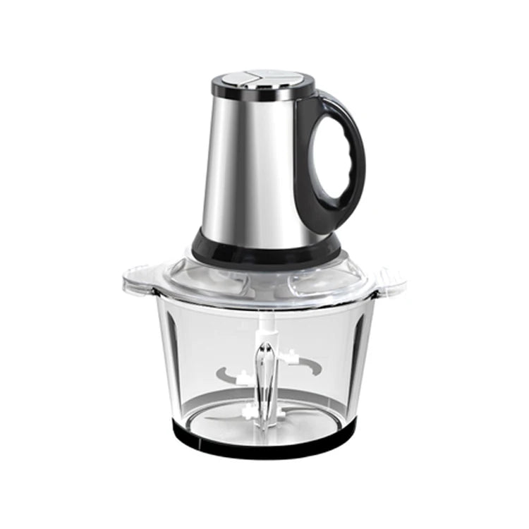 Hachoir de cuisine domestique, broyeur alimentaire en acier inoxydable, petit hachoir à viande électrique automatique 2L 3L