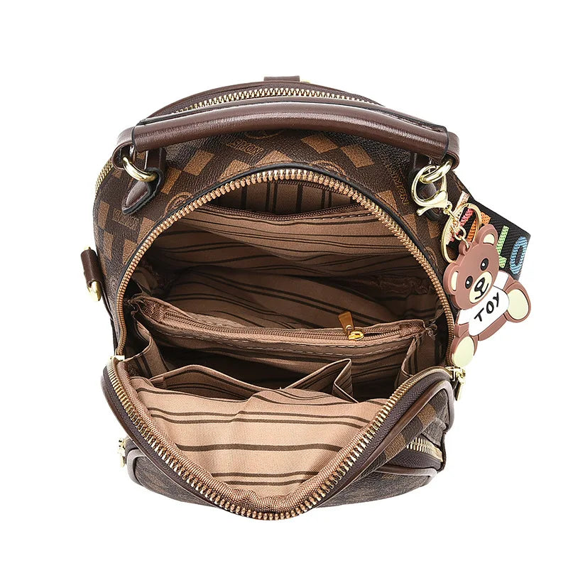 Nouveau sac à bandoulière femme grande capacité sac à main pour femmes sac à bandoulière motif litchi PU Portable seau dames sacs de messager