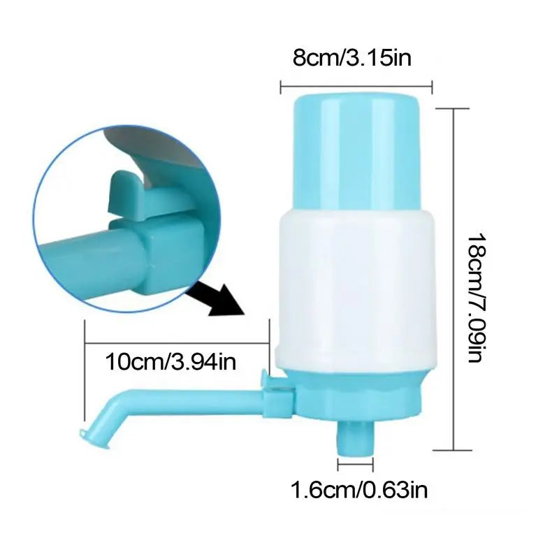 Presse à main d'eau potable en bouteille Portable, Tube amovible, distributeur de pompe manuelle innovant à Action sous vide pour usage domestique