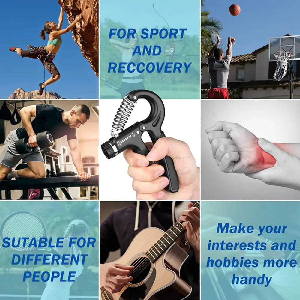 Entraîneur de force de préhension, renforcement du poignet, pince d'avant-bras, presse-entraînement des mains, exercice de poignée, dispositifs de renforcement des mains