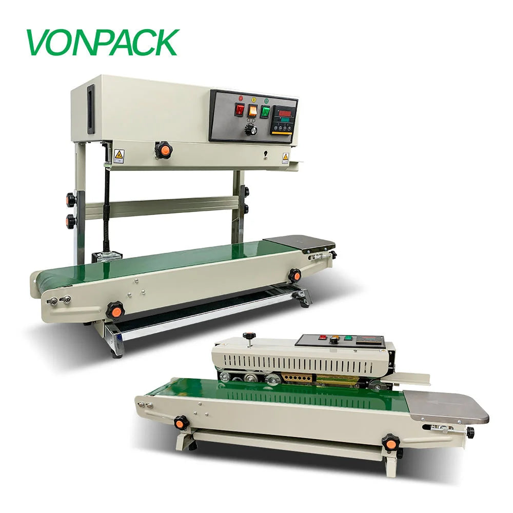 VONPACK FR-900 Machine de thermoscellage horizontale automatique de sacs en plastique Machine de scellage de bande continue pour les aliments de cuisine industrielle