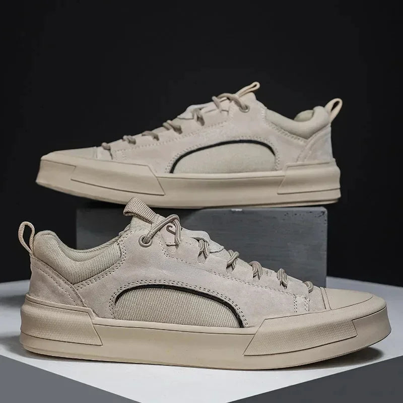 Tendance hommes chaussures en cuir décontractées 2023 nouvelles chaussures pour hommes haut noir décontracté hommes baskets plate-forme S 2023 nouveau Tenis Masculino