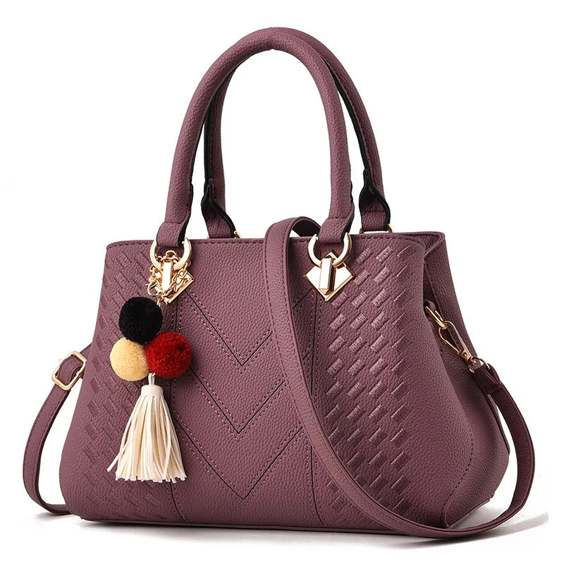 Sacs à Main Classiques en Cuir group pour Femme, Sacoches Vintage de Bonne Qualité, Fourre-Tout de Luxe pour Shopping