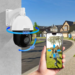8MP 4K 30X Zoom camera video surveillance IMX415 IP extérieure PTZ Varifocal Onvif H.265 vitesse dôme sécurité POE deux voies Audio caméra de surveillance Protocole Hikvision