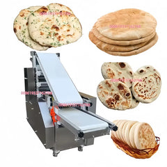 5 ~ 50 CM farine Tortilla Machine automatique industrielle arabe Pita pain Pizza Roti Chapati pain libanais Lavash faisant la Machine