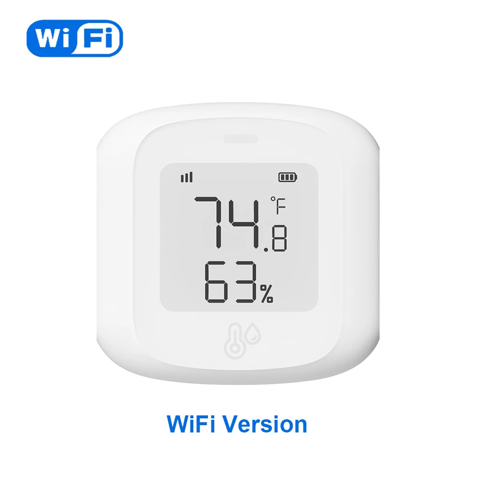 Tuya WiFi/Zigbee capteur intelligent de température et d'humidité écran LCD intérieur thermomètre moniteur fonctionne avec Alexa Google Assistant