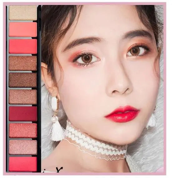 Professional 40 colors Matte Color Pigments Make Up Eye Shadow Glitter Matte Waterproof Makeup Eyeshadow Nude Palette