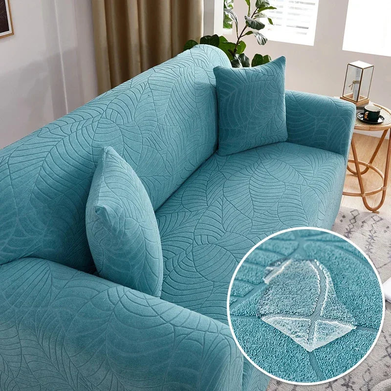 Housse de canapé Jacquard épaisse et imperméable, pour salon, 1/2/3/4 places, housse de canapé d'angle en forme de L
