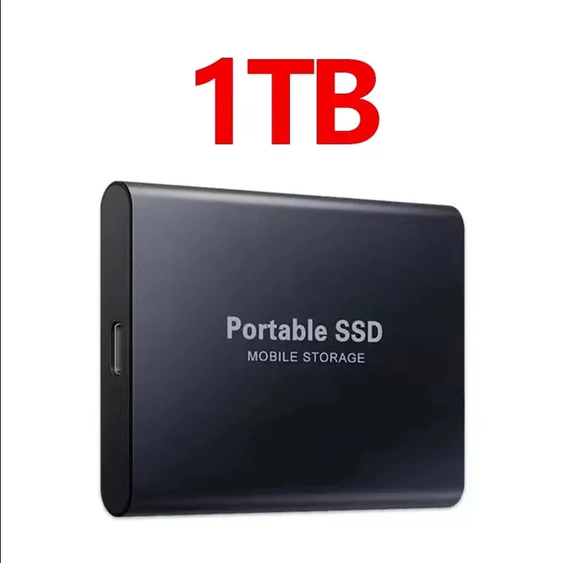 Portable SSD 1TB Original Hard Disk External 2TB Hard Drive Usb3.1 Type-c High-speed Solid State Drive for Laptop/PC/MAC/Phone