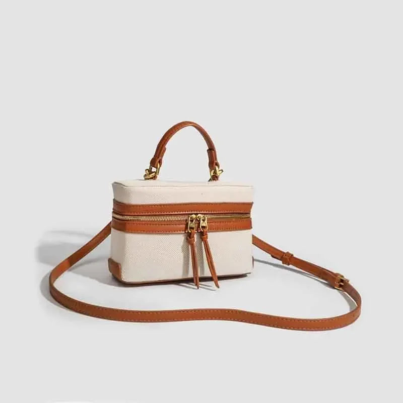 Boîte de mode femmes sacs à main concepteur toile épaisse épaule sacs à bandoulière décontracté printemps et été petits sacs à main 2024 bolso mujer