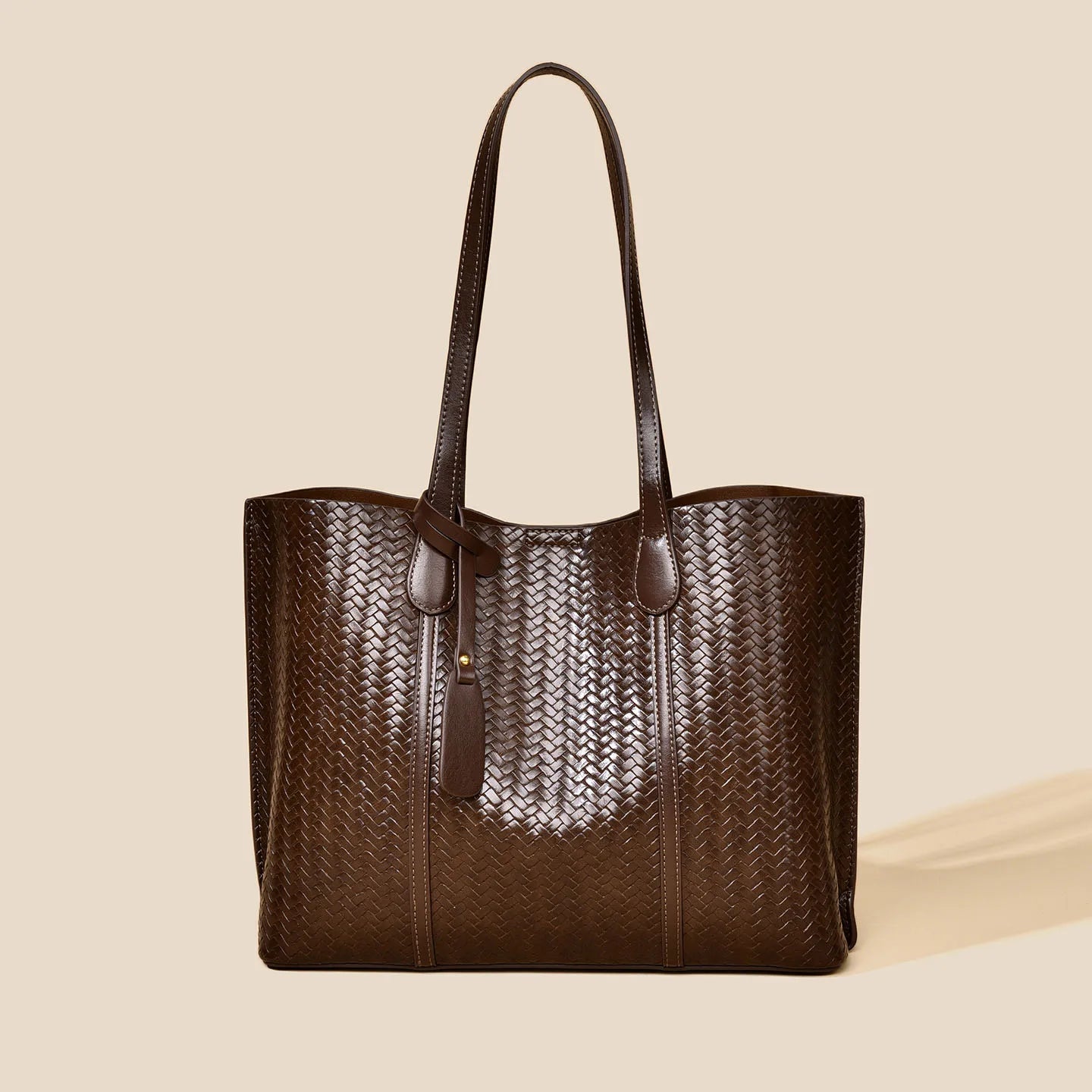 Sac fourre-tout élégant de grande capacité pour femmes, fourre-tout de luxe en cuir PU souple de styliste, sacs à bandoulière bordeaux pour femmes