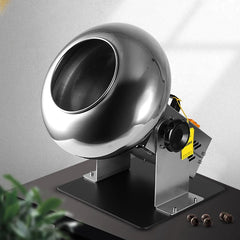 Machine commerciale de revêtement de sucre de Pot de 320mm Machine électrique de polissage de bonbons Machine de panoramique de boule de sucre parfaite pour l'industrie alimentaire