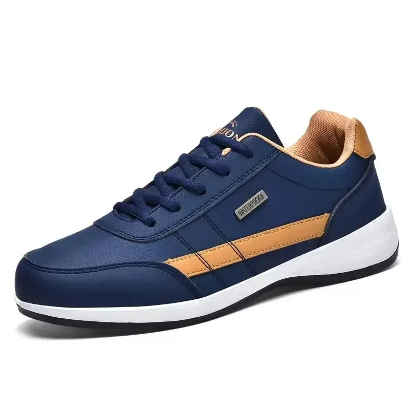 Cuir hommes chaussures baskets tendance chaussures décontractées confortable respirant loisirs hommes baskets chaussures antidérapantes hommes chaussures de sport