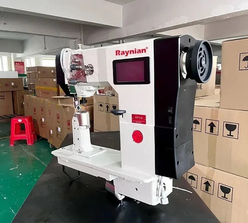 YYHC-571S Machine à coudre industrielle à aiguille unique pour machine à coudre de chaussures et de vêtements Il n'y a pas de table.