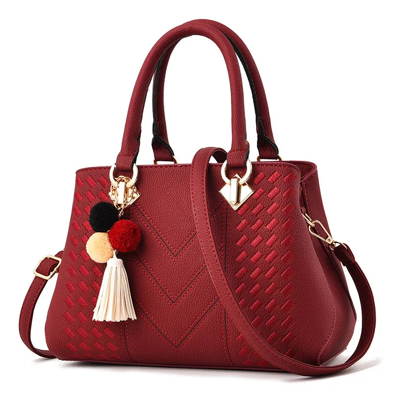 Sacs à Main Classiques en Cuir group pour Femme, Sacoches Vintage de Bonne Qualité, Fourre-Tout de Luxe pour Shopping