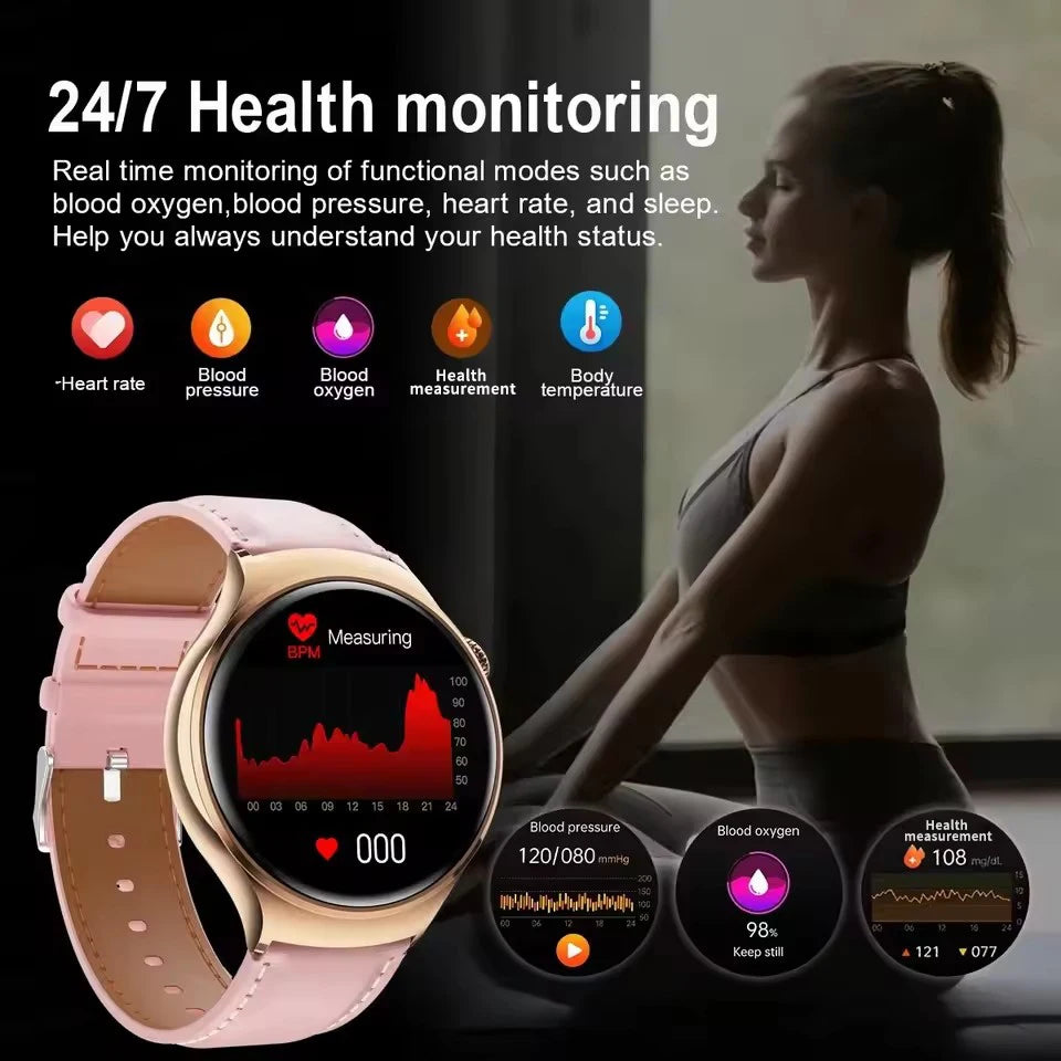 Montre connectée pour femmes, écran AMOLED HD, GPS, fréquence cardiaque, appel Bluetooth, étanche, pour l'extérieur, pour Xiaomi Ultra, nouvelle collection 2025