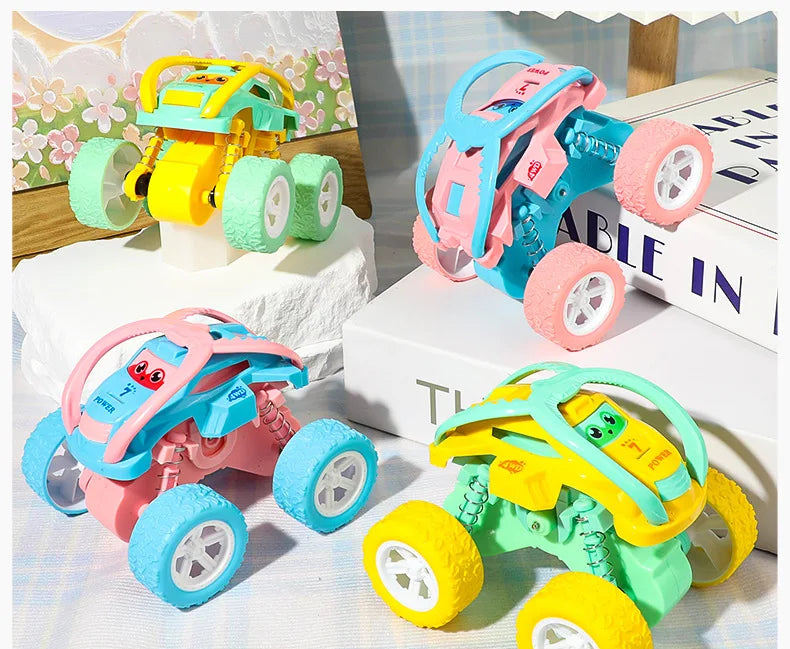 Voiture jouet à Rotation inertielle, voiture de cascade tout-terrain à quatre roues motrices, jouet pour garçons et tout-petits