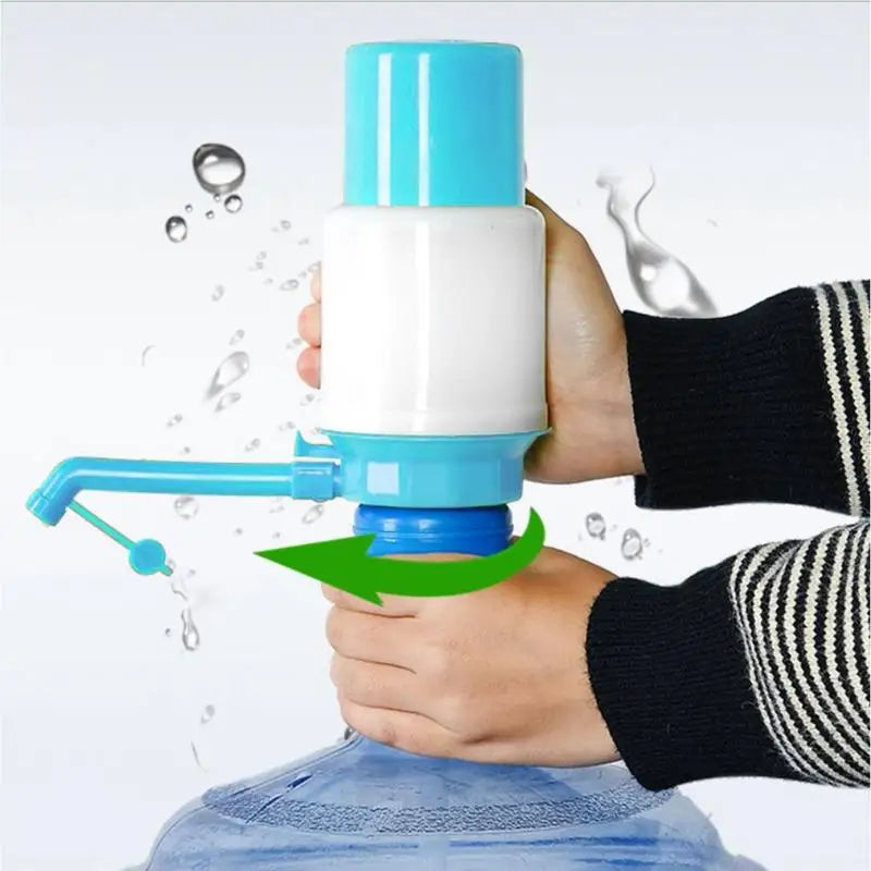Presse à main d'eau potable en bouteille Portable, Tube amovible, distributeur de pompe manuelle innovant à Action sous vide pour usage domestique