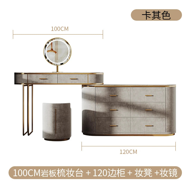 Fille jardin vanité Table chambre miroir moderne salle De bain coiffeuse bijoux organisateur Mesa De Maquillaje meubles à la mode
