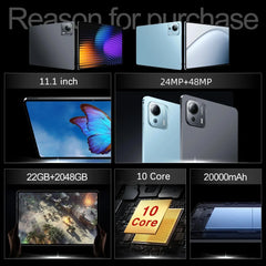 2025 Global Original MI tablette Pad 7 Ultra 11 pouces Android 15 22GB + 2TB 20000mAh 5G double carte SIM WiFi GPS HD 4K Mi AndroidTablet