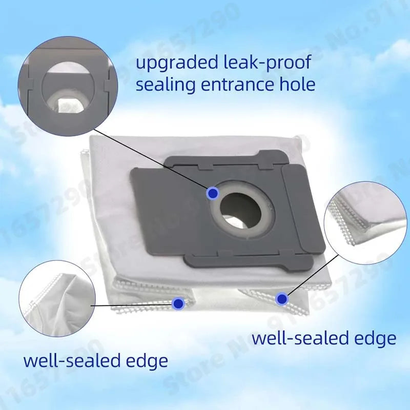 Sac à poussière avec filtre Hepa pour brosse latérale principale, pièces de rechange pour aspirateur Robot iRobot Roomba i3 i4 i6 i7 i8 j7 E5 E6 E7, accessoires