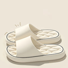 Pantoufles souples Super légères, diapositives simples à la mode, chaussures élastiques EVA, baskets colorées dans la porte, tongs de salle de bain