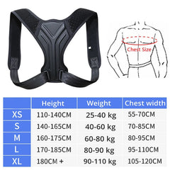 Ceinture correctrice de Posture réglable pour le dos et les épaules, soutien de la colonne vertébrale, remodelez votre corps, pour la maison, le bureau, le Sport, attelle du cou pour le haut du dos
