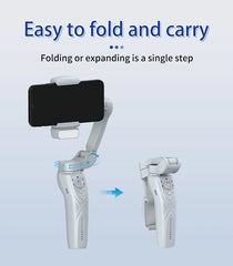 L7Cpro stabilisateur de cardan pour iPhone et android stabilisateur Portable pliable 3 axes téléphone cardan idéal pour les voyages Vlogging Shotting