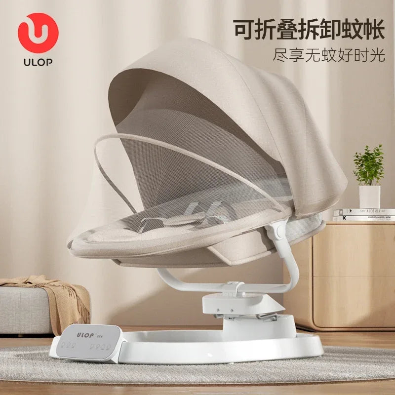 Chaise à bascule électrique pour nouveau-né, essentiels, pour berceau de bébé, berceau électrique, chaise à bascule automatique, panier de couchage Musical pour nourrissons