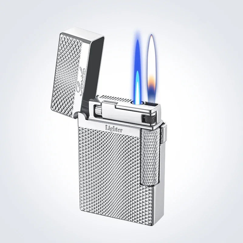 Torch Gas Lighter Cigarette Lighter Metal Windproof Flint Unusual Lighters Smoking Accessory Butane Gadgets for Men Gift Lighter