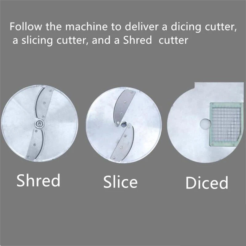 Coupe-pommes de terre électrique industrielle 300-800 KG/H, hachoir à légumes, trancheur en dés, Machine de découpe de légumes