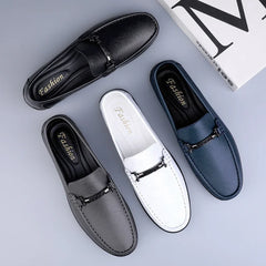Marque de luxe hommes mocassins mode printemps automne chaussures décontractées nouveaux hommes confortables conduite appartements en cuir véritable mocassins chaussures de marche