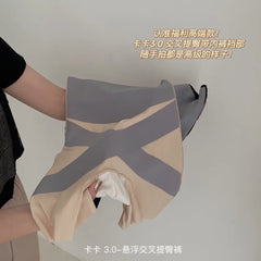 Bout à bout Shapewear ventre plat culotte formateur sans couture Shorts femmes croix corps façonnage sport boxeurs minceur pantalons de sécurité