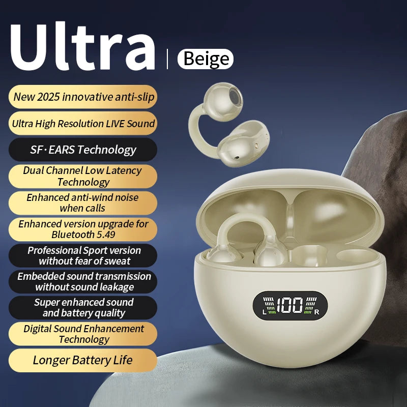 Écouteurs Bluetooth sans fil tout neuf pour les jeux, oreillettes, casque de sport, réduction du bruit, étanche, nouveau, compatible avec Xiaomi et Huawei.