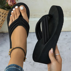Tongs ultra légères élégantes pour femmes – Sandales douces d'intérieur et d'extérieur – Parfaites pour la plage, la piscine et les vacances – Séchage rapide
