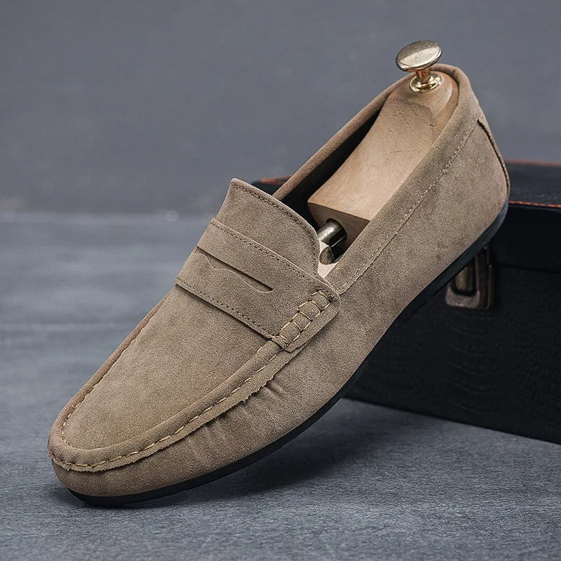 Chaussures décontractées pour hommes mocassins d'été hommes mocassins loisirs chaussures plates antidérapantes léger doux sans lacet chaussure de conduite Sapatenis Masculino